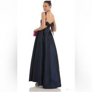 Lucy In The Sky Fit and Flare Maxi Dress in Navy Size S